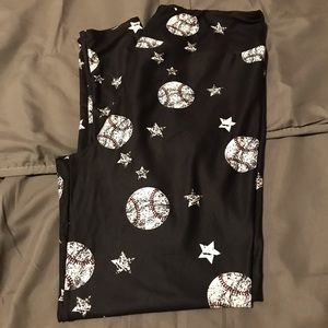 Black Baseball Charlie’s Project Leggings TC